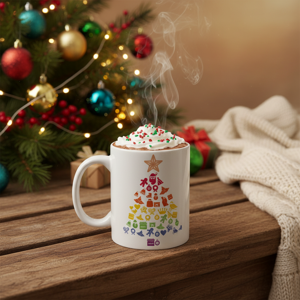 Christmas Tree Pride Mug