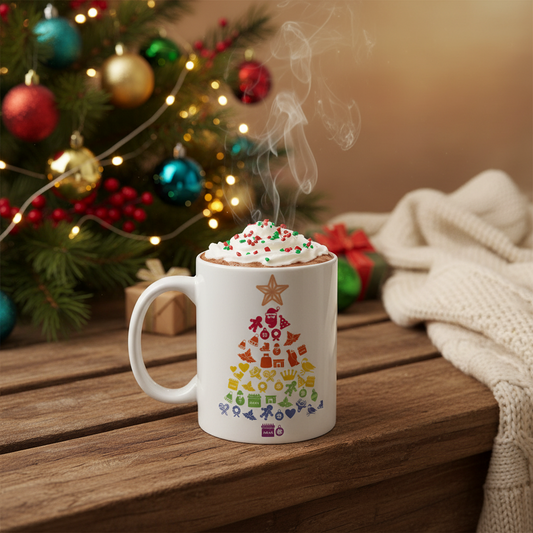 Christmas Tree Pride Mug