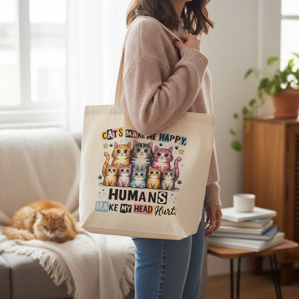 Cat Tote Bags