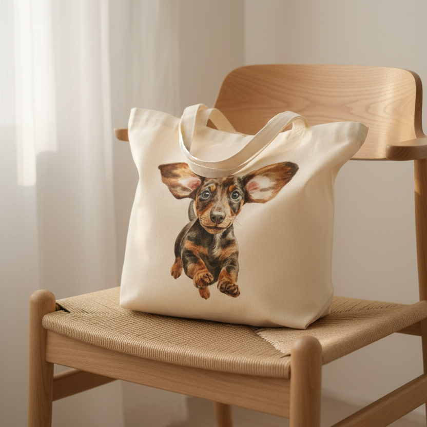Dachshund Tote Bags