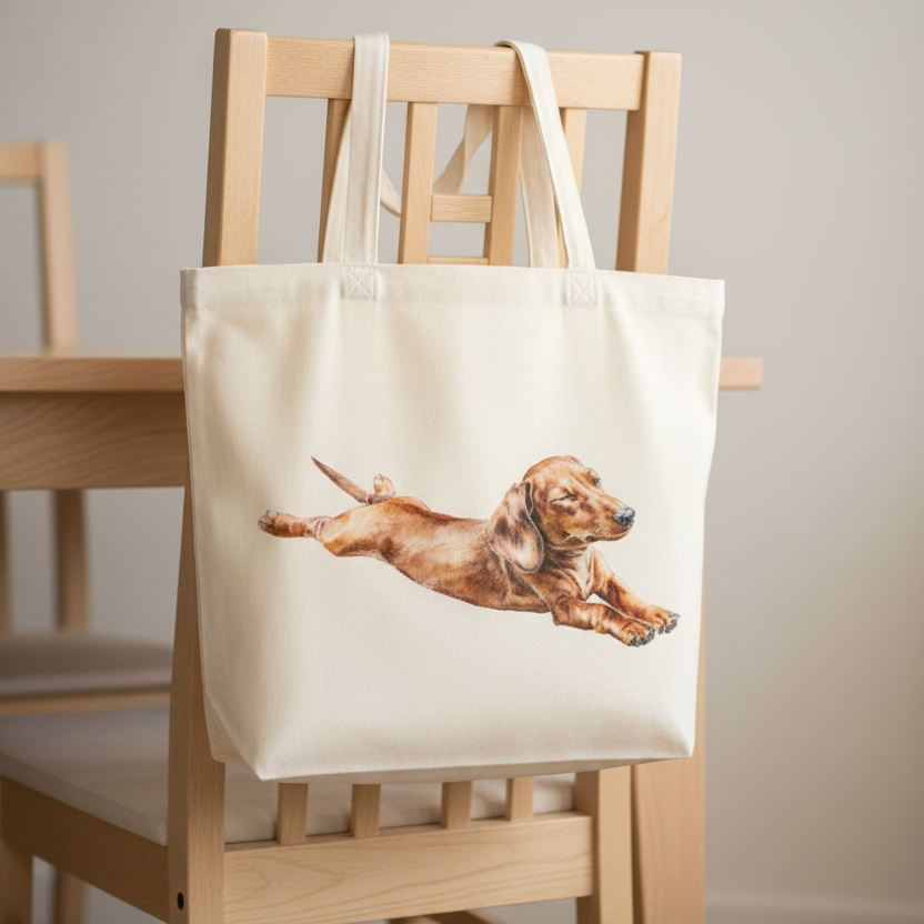 Dachshund Tote Bags
